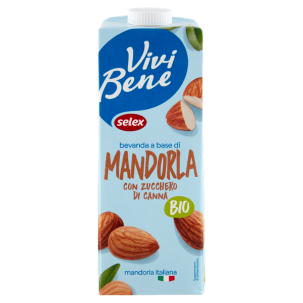 Selex Vivi Bene Bevanda a Base di Mandorla Biologica 1 L