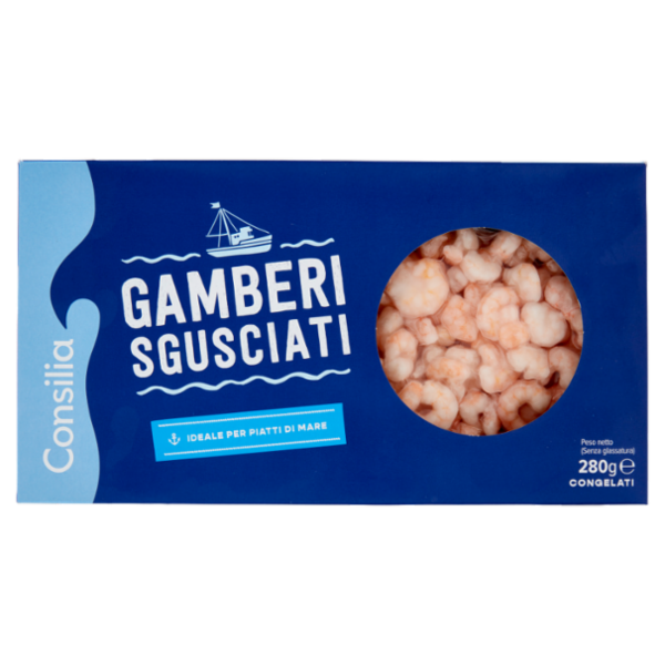 Consilia Gamberi Sgusciati e Congelati 280 g