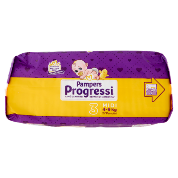 Pampers Progressi Midi 27 pz