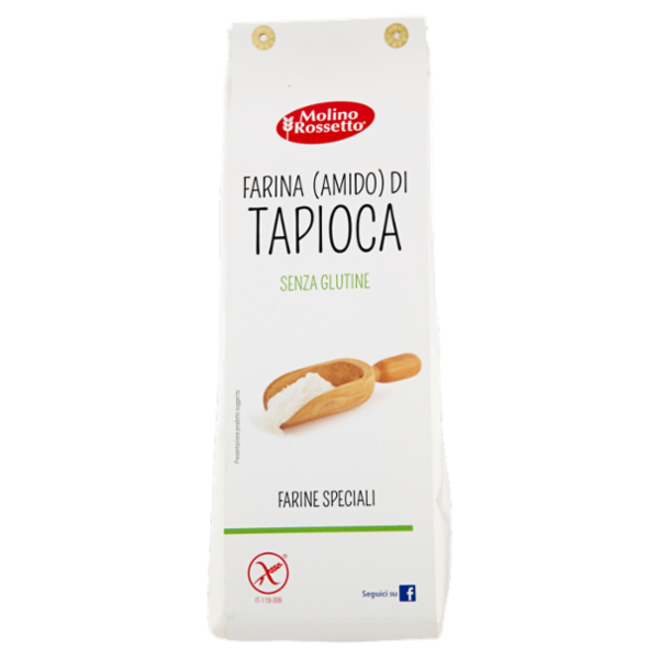 Molino Rossetto Farine Speciali Farina (Amido) di Tapioca Senza Glutine 250 g