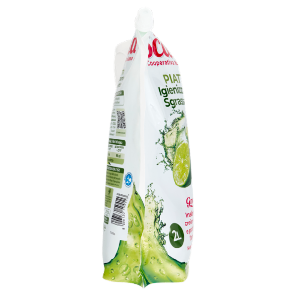 Scala Piatti Igienizzante Sgrassante Limone ecoricarica 2L