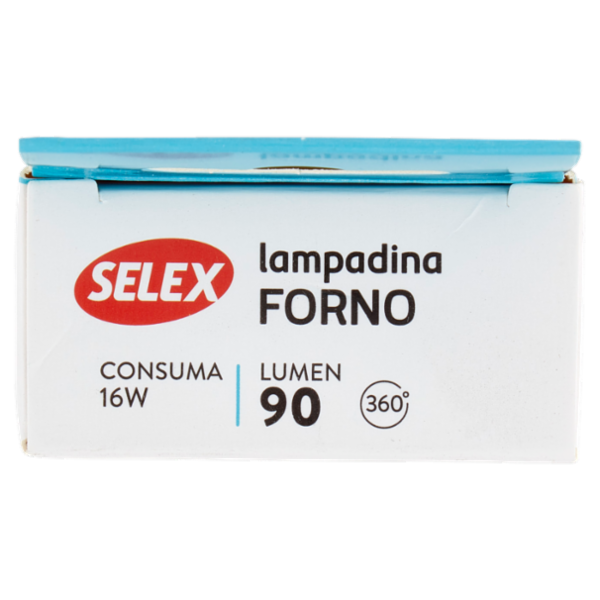 Selex Lampadina Incandescenza Pera Forno E14 16W Luce Calda
