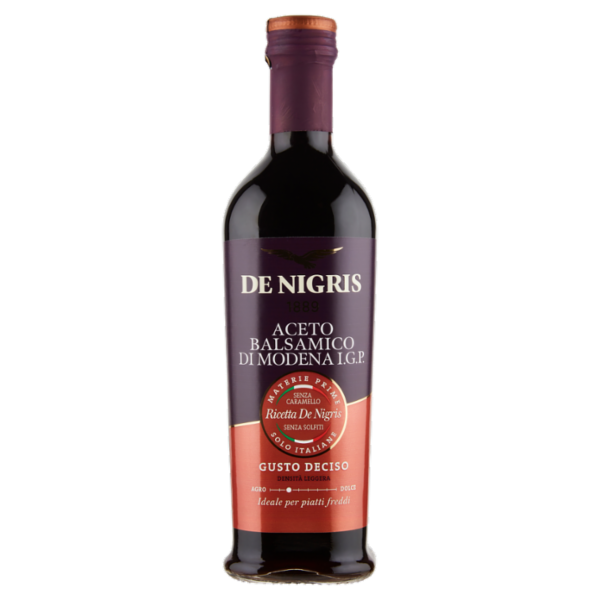 De Nigris Aceto Balsamico di Modena I.G.P. Gusto Deciso 500 ml
