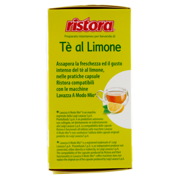 ristora Tè al Limone 16 Capsule compatibili con macchine Lavazza a Modo Mio* 16 x 10 g