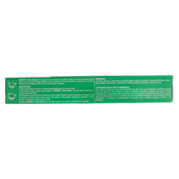Miodent Care for you Lunga Tenuta Crema Adesiva per Protesi Dentali Sapore Menta 50 g
