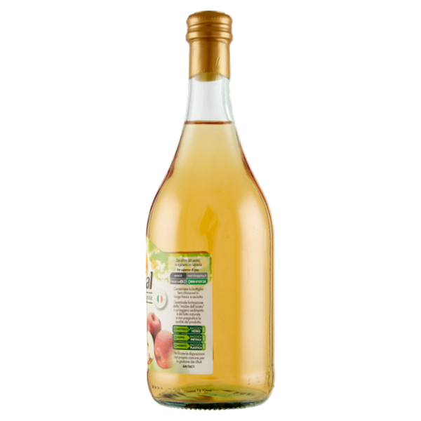 Céréal, Aceto di Mele Vegetale, Agricoltura Biologica Italiana, Artigianale - 750 ml