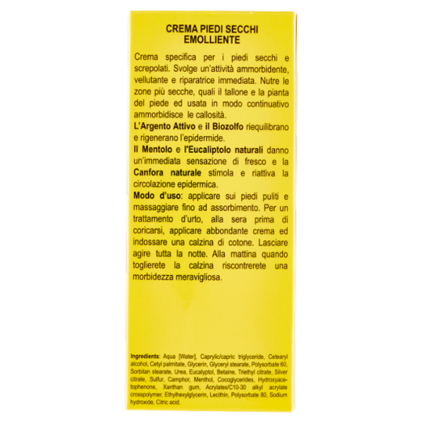 Pilogen Carezza Linea Supersapone Tabiano Crema Piedi Secchi Emolliente 50 ml