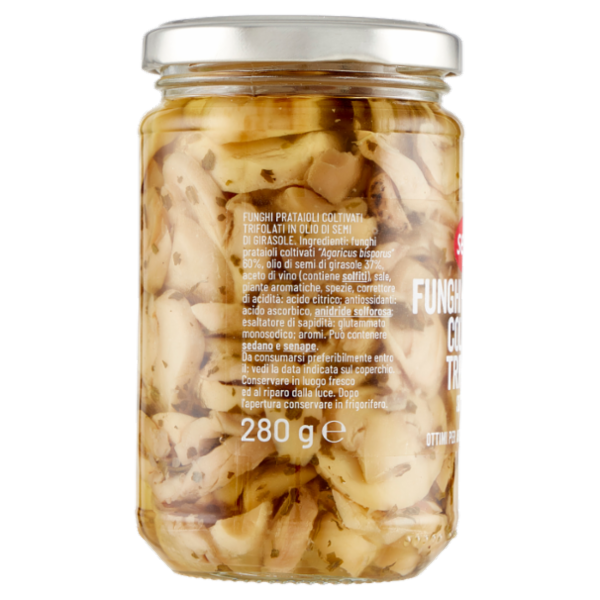 Selex Funghi Prataioli Coltivati Trifolati sott'Olio 280 g
