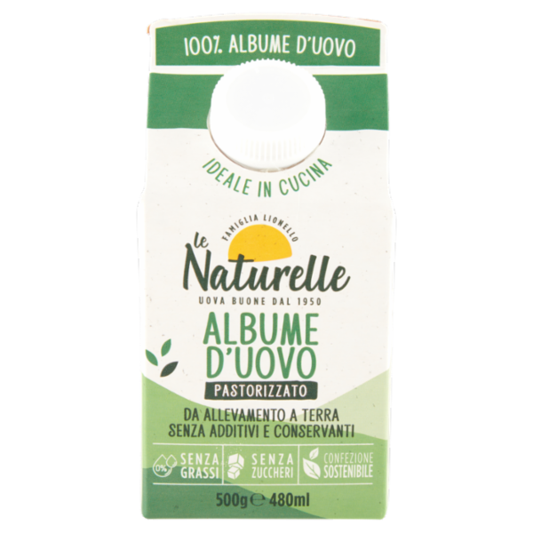 le Naturelle Albume d'Uovo Pastorizzato 500 g