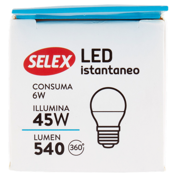 Selex Lampadina Led SMD Minisfera E27 6W