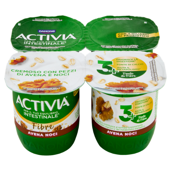 Activia Fibre Avena noci 4 x 125 g