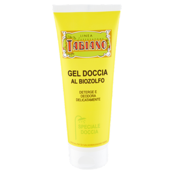 Pilogen Carezza Linea Supersapone Tabiano Gel Doccia al Biozolfo 250 ml