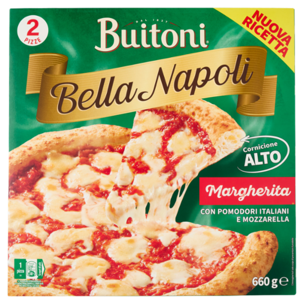 BUITONI Bella Napoli la Classica Margherita Pizza surgelata (2 pizze) 660 g