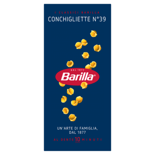 Barilla Pasta Conchigliette n.39 100% Grano Italiano 500 g