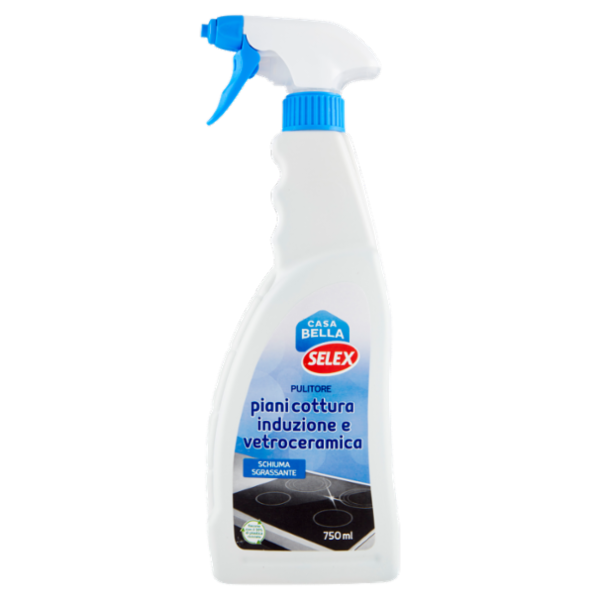 Selex Casa Bella Pulitore per Piani di Cottura ad Induzione e Vetroceramica 750 ml