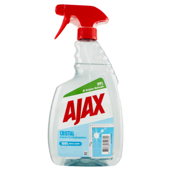 Ajax detersivo spray Cristal Vetri 100% Anti-Alone 750 ml