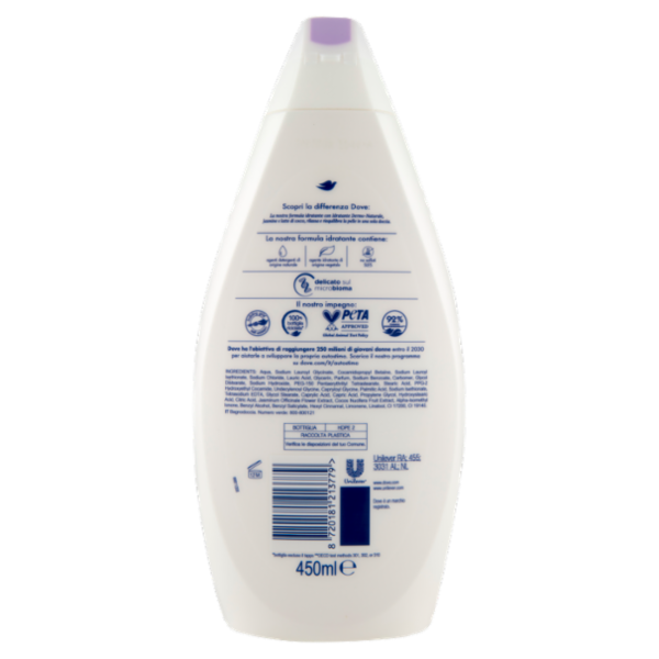 Dove rilassante Bagnodoccia jasmine & latte di cocco 450 ml