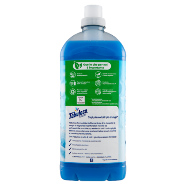 Fabuloso ammorbidente concentrato Fresco Mattino 54 lavaggi 1,25 L