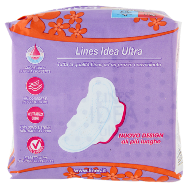 Lines Idea ultra con ali 12 pz