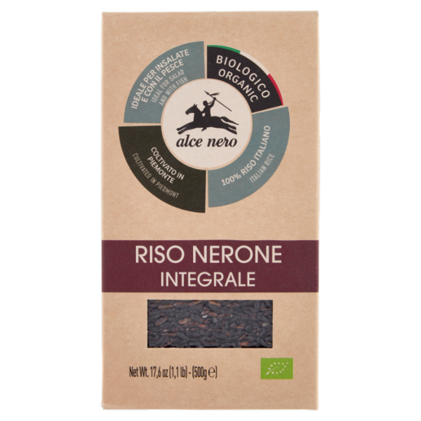 alce nero Riso Nerone Integrale 500 g