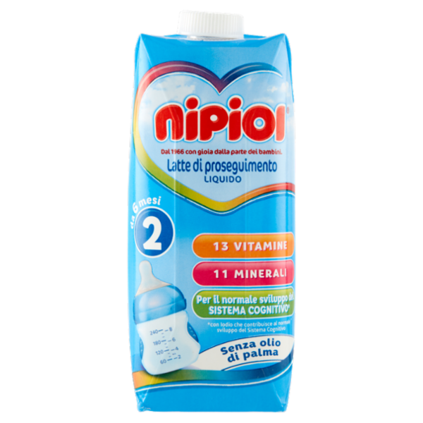 nipiol 2 Latte di proseguimento Liquido 500 ml