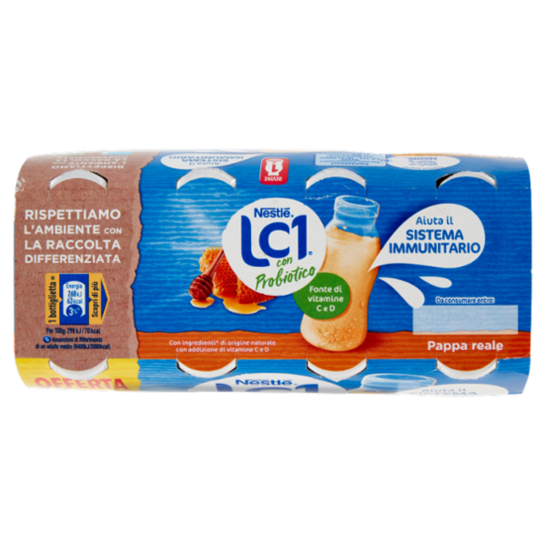 NESTLÉ LC1 con Probiotico Pappa reale 8 x 90 g