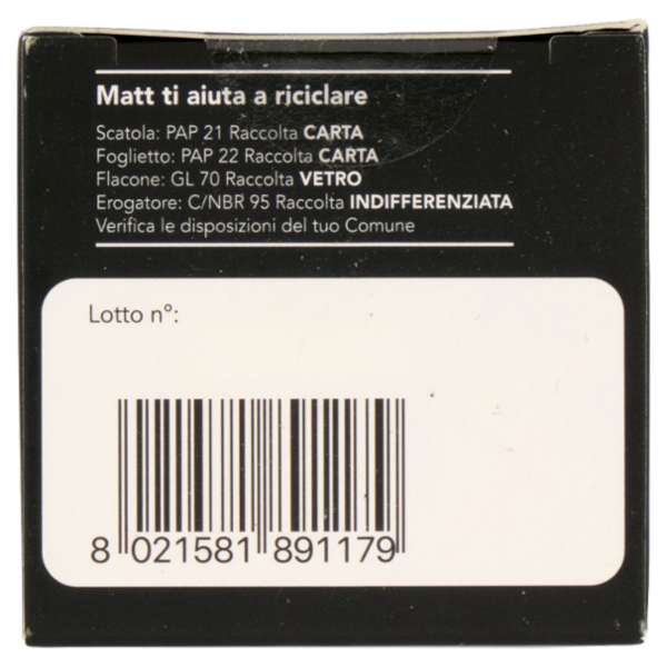 Matt Age Activ Siero Rimpolpante Acido Ialuronico Puro 3P 30 ml