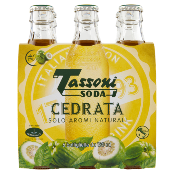 Tassoni Cedrata 6 x 180 ml