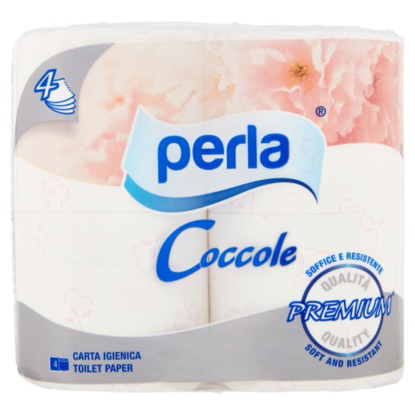 perla Coccole Carta Igienica 4 pz
