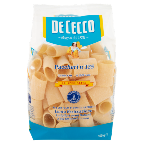 De Cecco Le Specialità Paccheri n°125 500 g