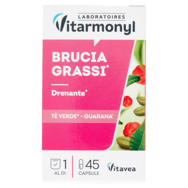 Laboratoires Vitarmonyl Brucia Grassi* Tè Verde* - Guaranà 45 capsule 14,4 g
