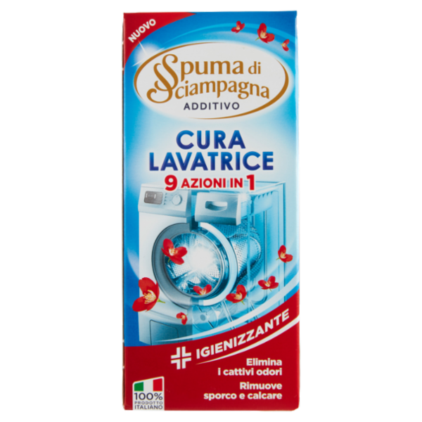 Spuma di Sciampagna Additivo Cura Lavatrice 250 ml