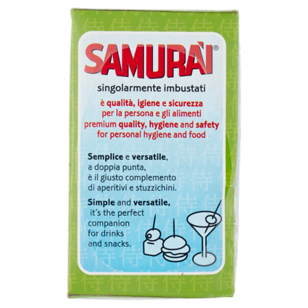 Samurài l'Originale stuzzicadenti singolarmente imbustati 200 pz