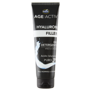 Matt Age Activ Gel Detergente Idratante Delicato Viso e Occhi Acido Ialuronico Puro 3P 150 Ml