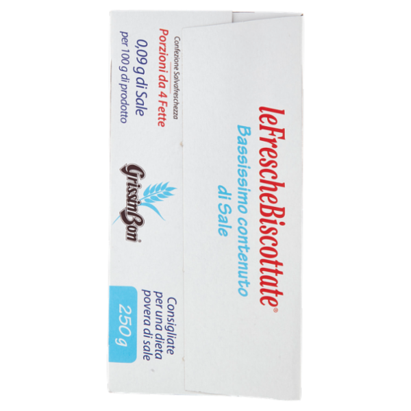 GrissinBon leFrescheBiscottate Bassissimo contenuto di Sale 250 g