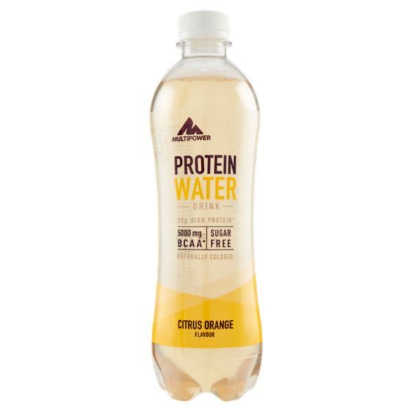 Multipower Protein Water Drink Citrus Orange Flavour 500 ml