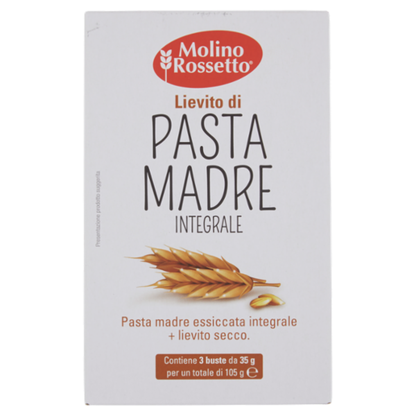 Molino Rossetto Lievito di Pasta Madre Integrale 3 x 35 g