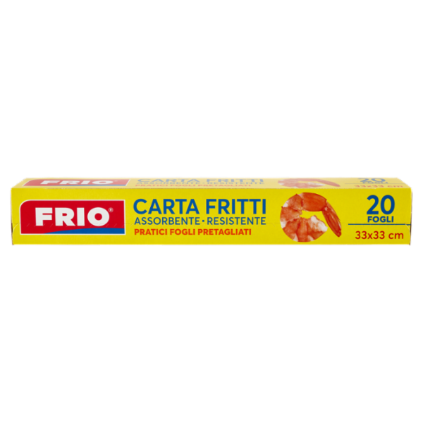 Frio Carta Fritti 20 Fogli 33x33 cm