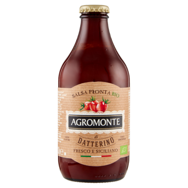 Agromonte Salsa Pronta Bio di Datterino Fresco e Siciliano 330 g