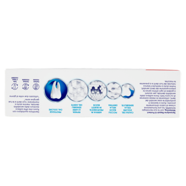 Sensodyne Repair & Protect Whitening, Effetto sbiancante, Dentifricio Denti Sensibili 65+10ML gratis