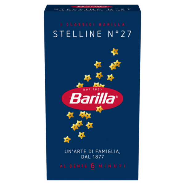 Barilla Pasta Stelline n.27 100% Grano Italiano 500g