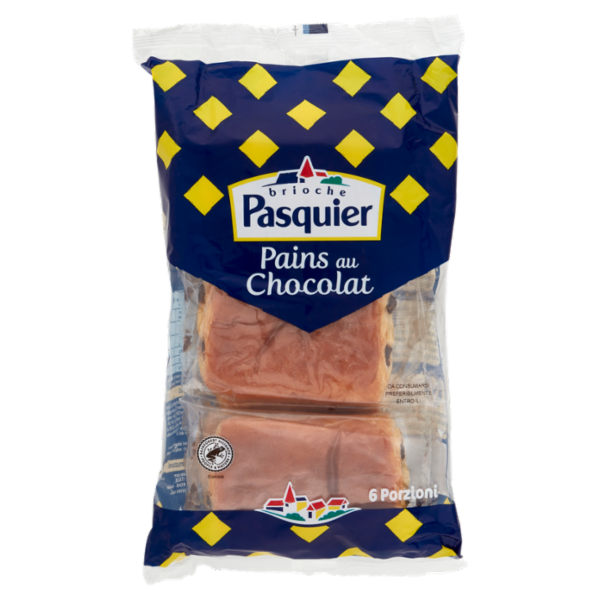 Brioche Pasquier Pains au Chocolat 6 x 45 g