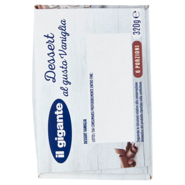 IL GIGANTE Dessert al gusto Vaniglia 320 g