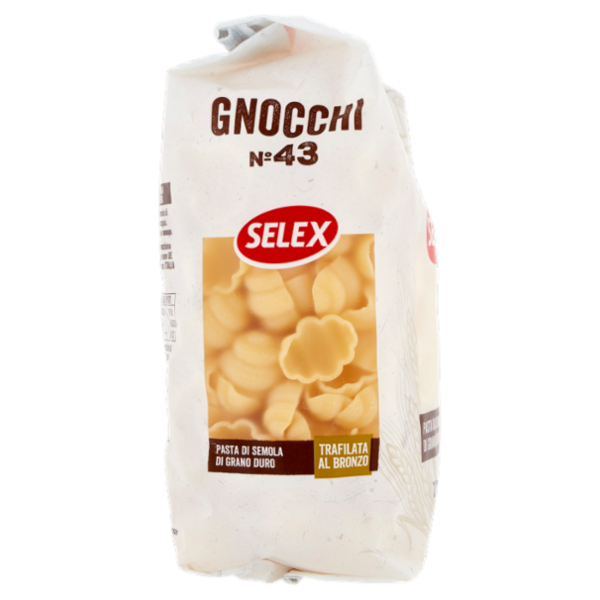 Selex Pasta di Semola Trafilata al Bronzo Gnocchi 500 g