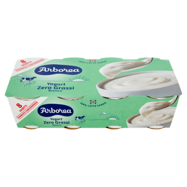 Arborea Yogurt Zero Grassi Bianco 8 x 125 g
