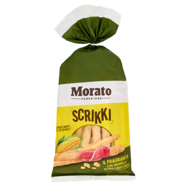 Morato Scrikki Grissani con Granella di Mais Croccante 230 g