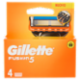 Gillette Fusion5 Lamette di ricambio per Rasoio da Uomo, 4 Ricariche