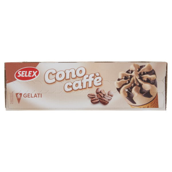 Selex 6 Coni di Gelato Caffè 450 g