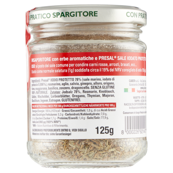 Caber Insaporitore Carni Rosse Arrosti Brasati 125 g