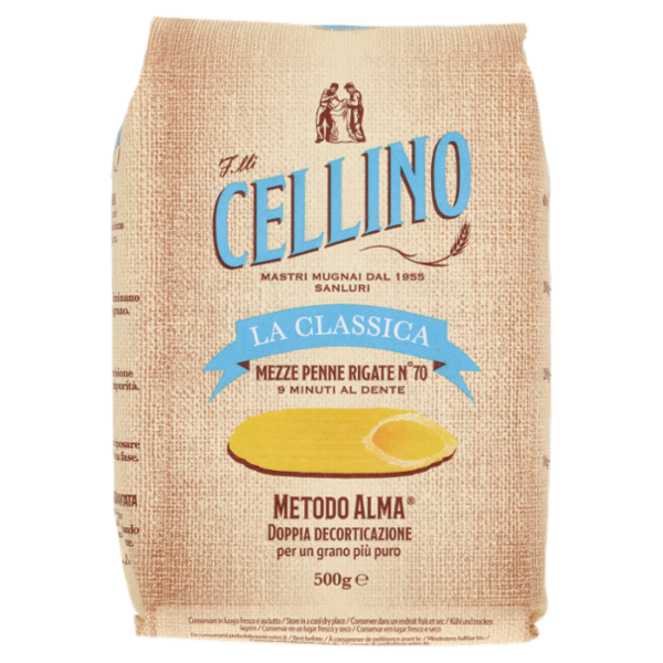 F.lli Cellino La Classica Mezze Penne Rigate N°70 500 g